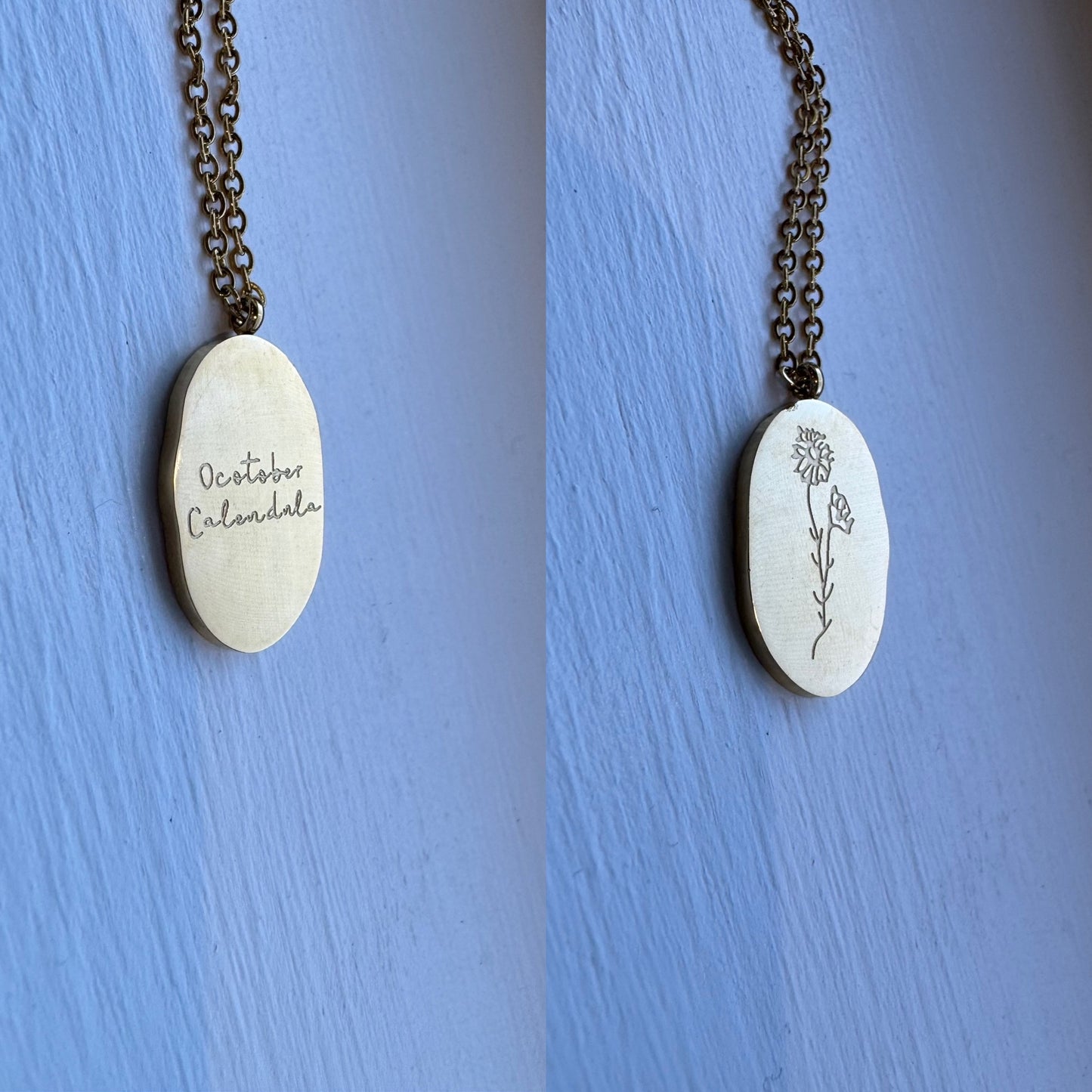 Birth Flower Necklace