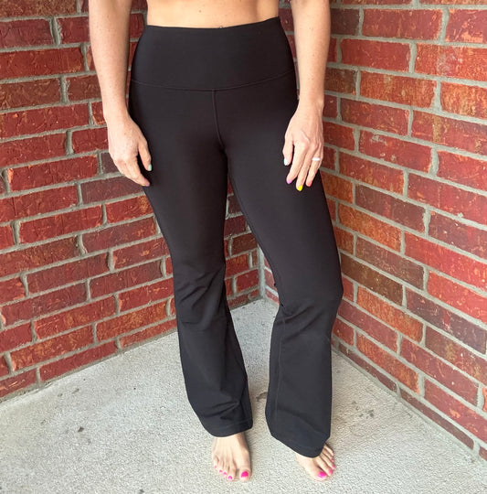 Polarlux Everyday Black Yoga Flares