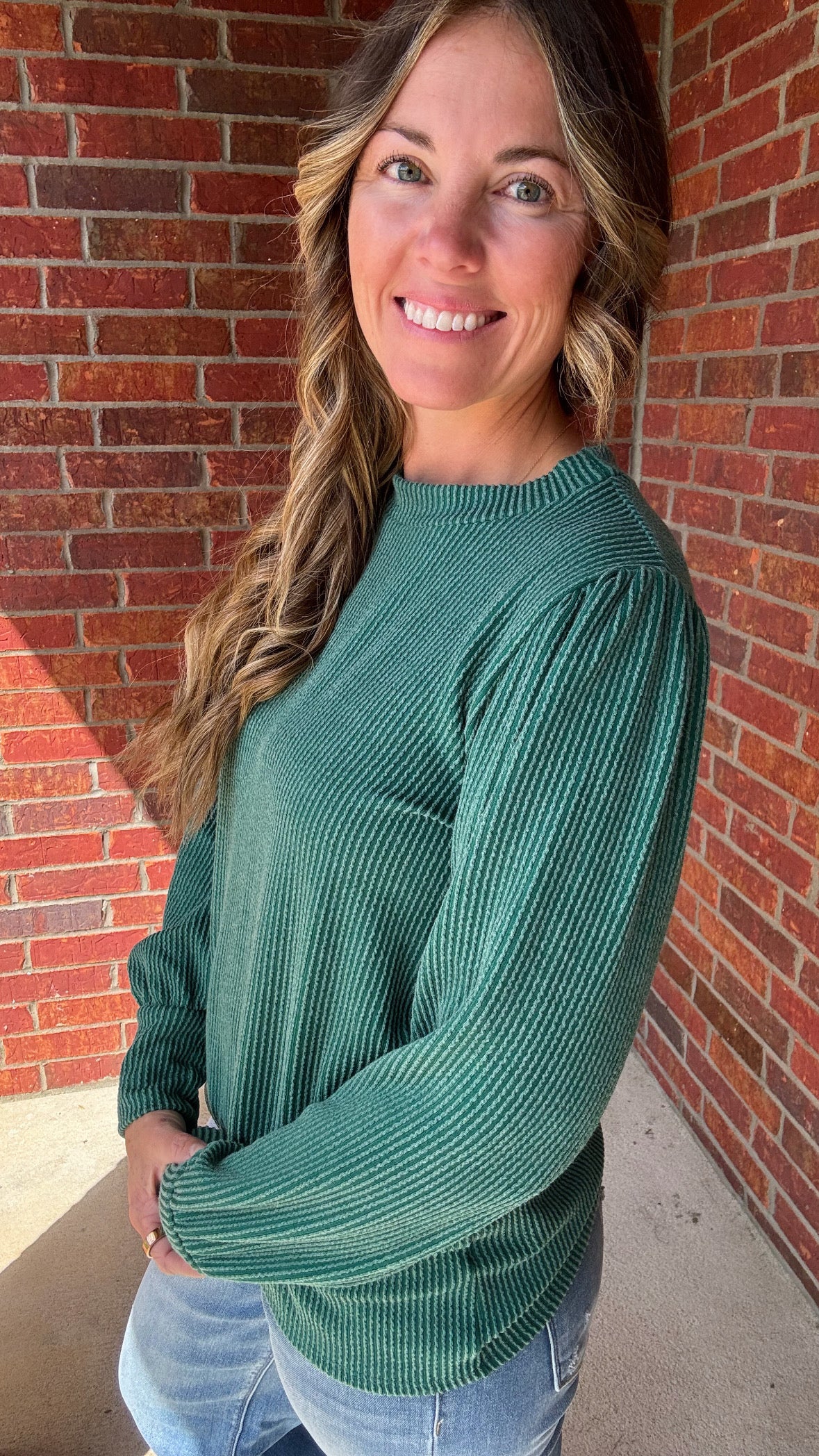 Everyday Ribbed Long Sleeve Top