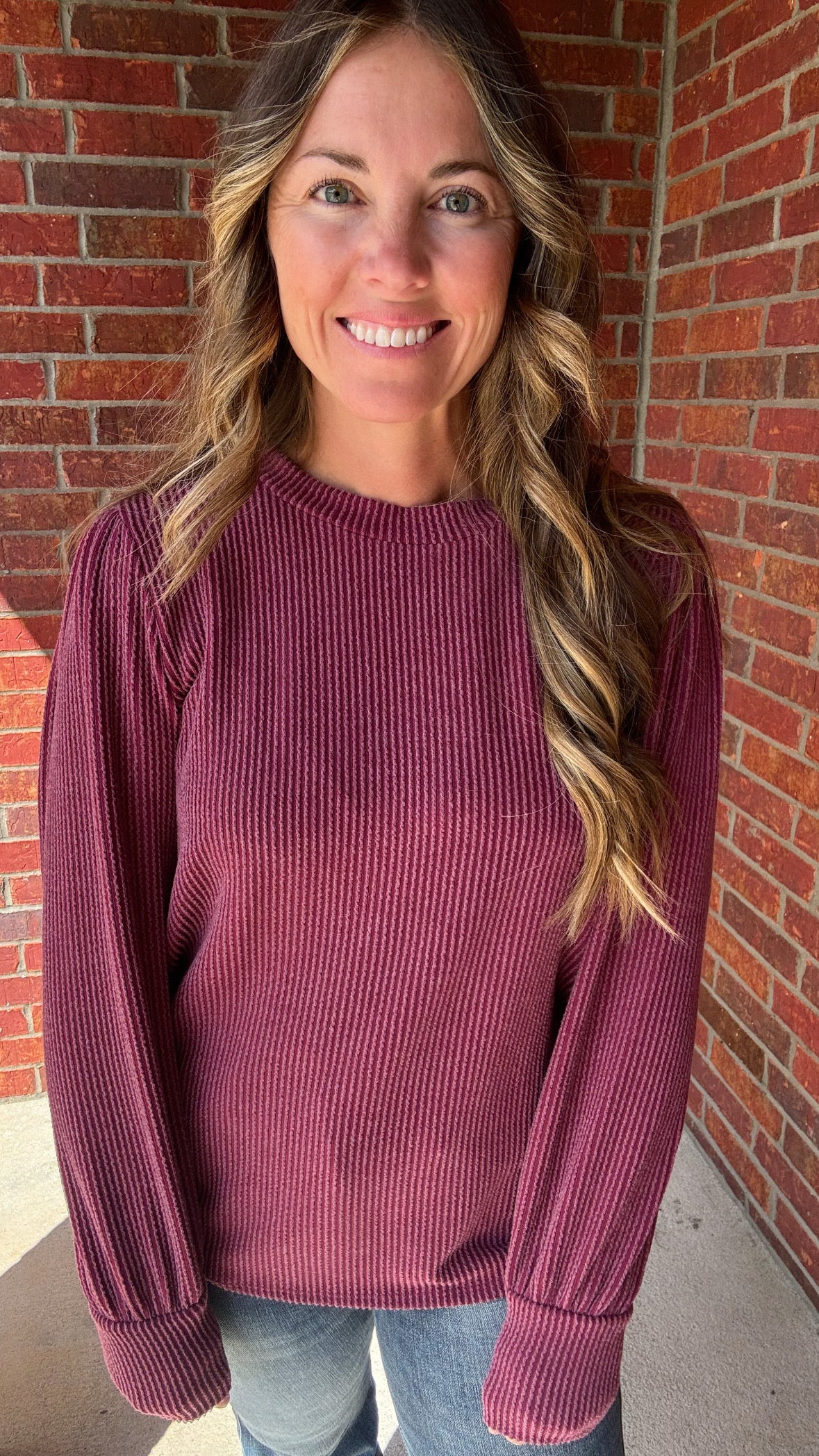 Everyday Ribbed Long Sleeve Top