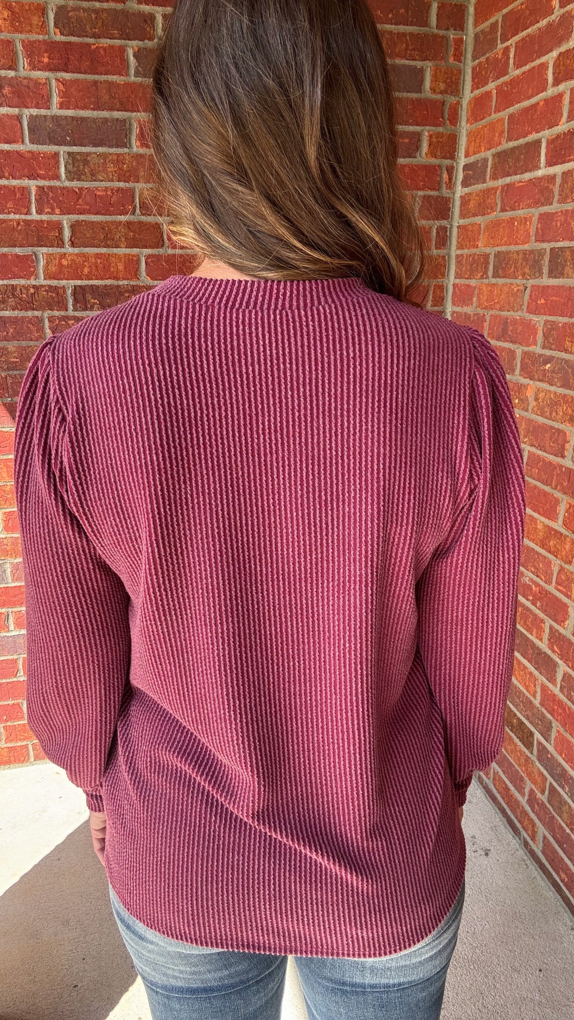 Everyday Ribbed Long Sleeve Top