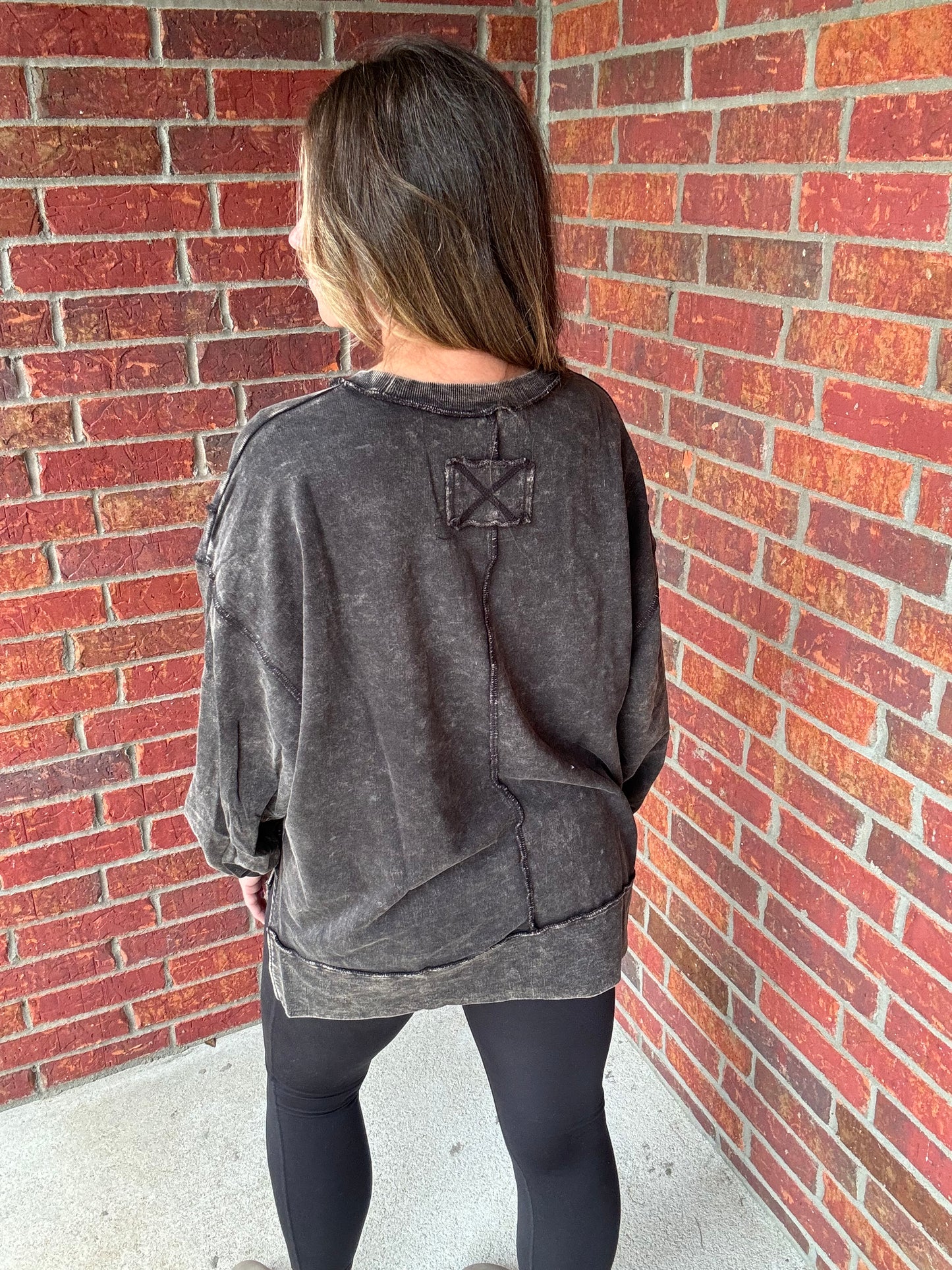 Fireside Acid washed Sweatshirt